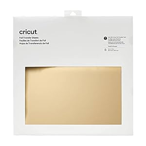 Cricut Folientransferblätter Gold 8 Count