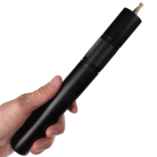 Rallonge de queue de billard en aluminium rigide accessoire solide noir - 3