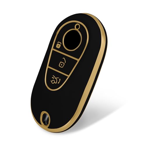 Coque de clé Mercedes en TPU noir : protégez votre télécommande Classe G ou S au quotidien