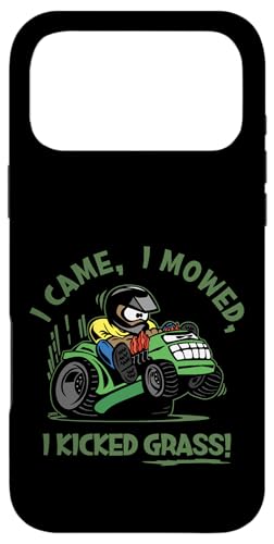 Funny I Came, I Mowed, I Kicked Grass!Ŋ@ X}zP[X iPhone 17 Pro Max p