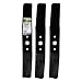 Maxpower 561557B 3-Blade Set for 54" Cut MTD/Cub Cadet/Troy-Bilt Replaces 942-05056a, 742-05056, 742-05056a, Black