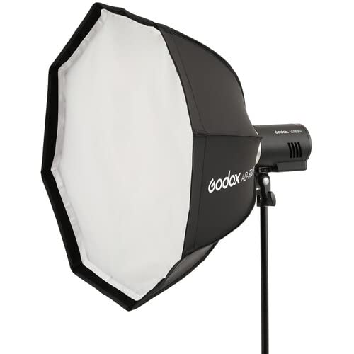 AD-S60S 23.6 pol./60 cm octogonal de estúdio Softbox Speedlite Speedlight Suporte de difusor com gra