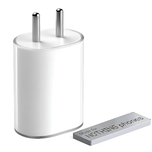 Image of Original 45W C-Type PPS Rapid Charger Adapter Compatible with Noth 3|3a|3a Pro|2a|2a Plus|2|1| Phone 1 | 2 Pro | Buds /Ear Stick, Support Upto 50W Rapidly Charging Adaptor, White