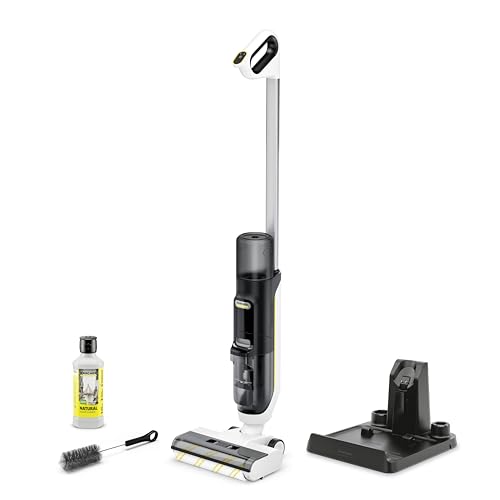 Kärcher Aspirador FCV 3 Natural N, limpiador de succión inalámbrico con 3 modos de limpieza, duración de la batería: 30 min aprox., capacidad de superficie por carga de la batería: aprox. 130 m²