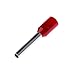 Panduit FSD77-12-D Insulated Ferrule, Single Wire, 18 AWG (1.0mm?), 0.47-Inch Pin Length, Red DIN End Sleeve (500-Pack)