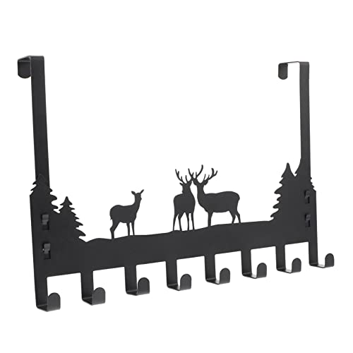 Homoyoyo Door Hooks for Hanging Rear Door Organizer Space-Saving Adhesive Hanger for Coat Hat Storage