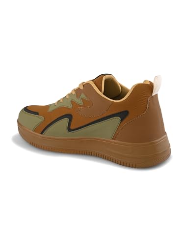 Image of Centrino Men's Sneakers | Cushioned Insole Comfortable Shoes | Trendy & Stylish Modern Sneakers | Durable Lightweight Sole Casual Walking Footwear (8182)
