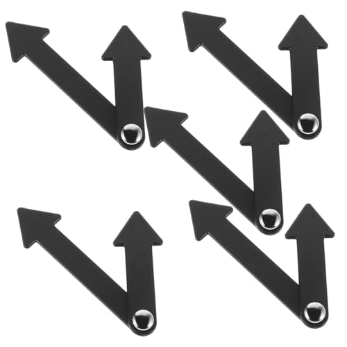 VANZACK 5Pcs Plastic Clock Hand Tools for DIY Classroom Activities Safe Friendly Clock Pointers for Teaching Concepts for Engaging Learning