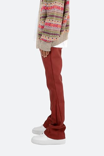 mnml Men's B460 Leather Flare Pants2