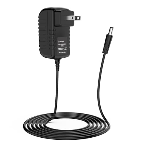 Dmoizka AC/DC Adapter for TASVAC Model N9 N 9 22.2V 2200mAh Li-ion Battery 230W 235W 250W 20KPa 8 in 1 Lightweight Cordless Stick Vacuum Cleaner 27VDC 0.5A Power Supply Cord Charger