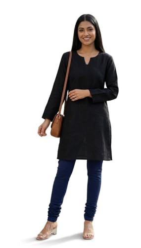 Image of Thrifty Thread Women's Cotton Full Length Leggings | Soft & Comfortable Leggings | High Waist | Regular Fit