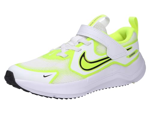 Nike Cosmic Runner Little Kids' Shoes (HM4400-106, White/Volt/Black)