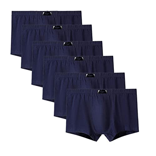 Boxer culotte mâle grande taille anti-frottement lot de 6 sous-vêtements confort L-6XL