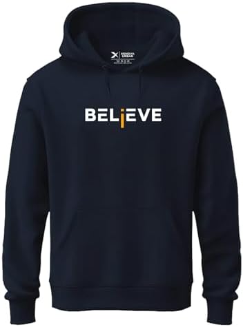 XENOVAURBAN Hoodie for Men/Women | Unisex fit Cotton Fleece Hooded Sweatshirt - BEL1