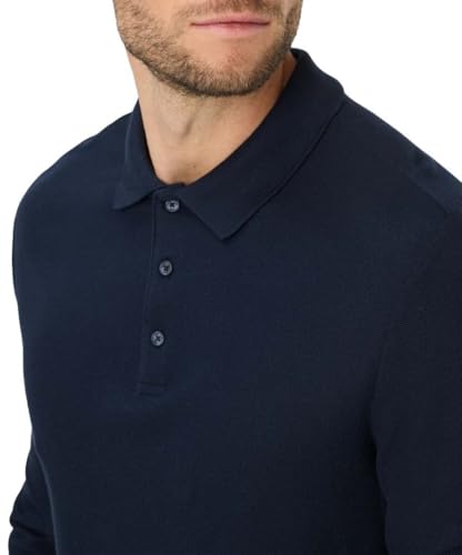 BRAX Knitted Jersey Structure Maillot de survêtement, Bleu Marine (23), XS Homme – vue 7