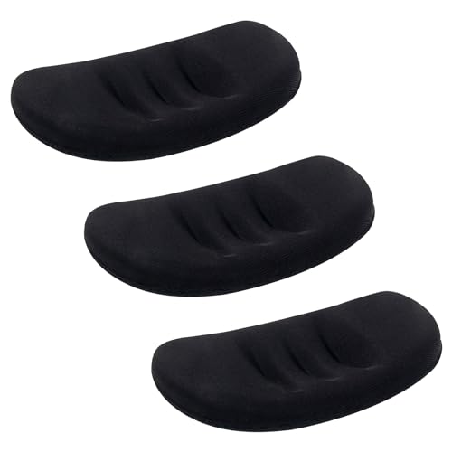 3 Pcs Fielder's Facemask Chin Cup, Durable and Maximum Protection Catcher's Mask Replacement Chin Pad, Baseball Helmet Padding for Men Women Teens
