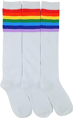 Image of ToBeInStyle Women's Colorful Patterned Design Knee High Socks