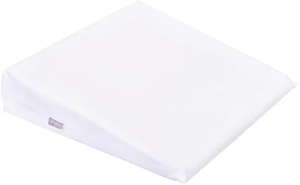 Travesseiro Rampa Antirrefluxo Bebê Minasrey | 100% Algodão | Loupiot Cores | 36x36x8cm (Branco)