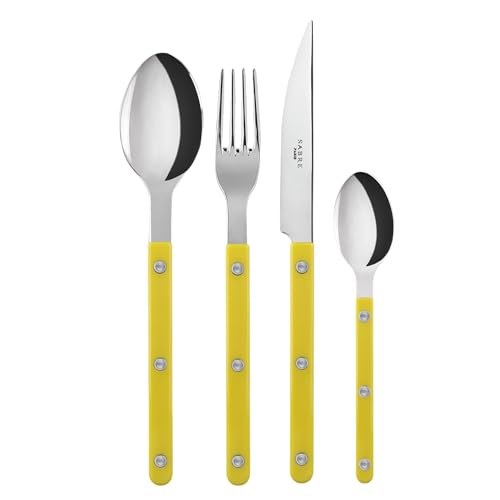 COLLEZIONE BISTROT: Linee semplici, 3 rivetti in acciaio inox, declinati in una moltitudine di colori o materiali, siamo sicuri che apprezzerete questa collezione che volevamo essere sia autentica che attuale.