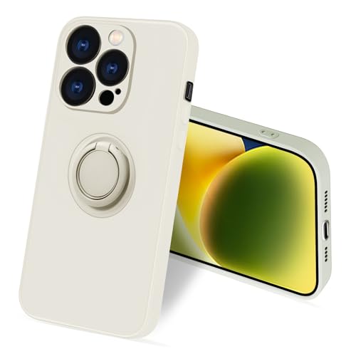 bjnosdv for iPhone 13 ProMax �P�[�X �����O�t�� �V���R�� �ϏՌ� �A�C�t�H��13 ProMax �����O �J�o�[ 360°��] �X�^���h�@�\ �����O�̋@�\ �ԍڃz���_�[�Ή� �����Y�ی� �w��h�~ ���^ �X�g���b�v�z�[���t���i�I�t