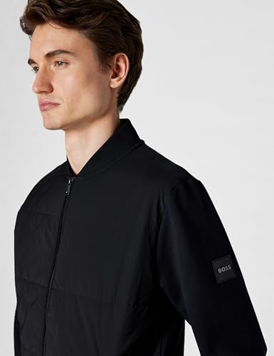 Image of BOSS Men's Jersey Blend Nylon Lightweight Jacket