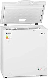 Royal Catering RCFZ-152-1 Chest Freezer 152 L A+ Freezer Commercial Chest Freezer Deep Freezer (Powder-Coated Steel, Aluminium, White, Refrigerant R600a)