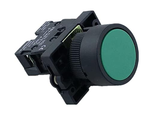 Interrupteur à bouton-poussoir momentané 22mm ZB2-EA31 vert 1NO ONECM