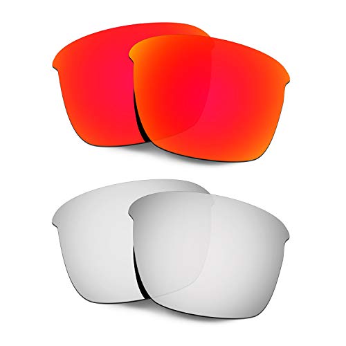 Verres de rechange Oakley Thinlink OO9316 rouge titane contre éblouissement