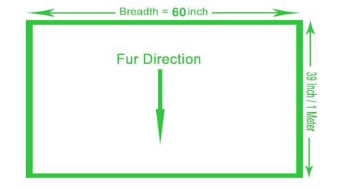 Image of Quago Fur Fabric Unstitched Super Soft Cloth for Baby Photoshoot, Soft Toys Making, Art and Craft, Dress Material, Decoration etc. (1 Mtr, 60 Inch Pana) (Dark Brown Coffee)
