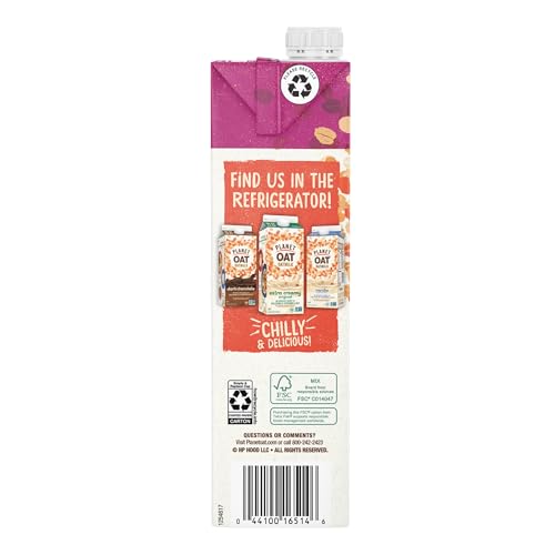 Image of Planet Oat Unsweetened Original Oat Milk - 32 Fl Oz (6-Pack) | Dairy-free, Shelf-stable Carton, Gluten-free, Vegan, non-GMO, Plant-based Milk | Great in coffee, cereal, smoothies & baking
