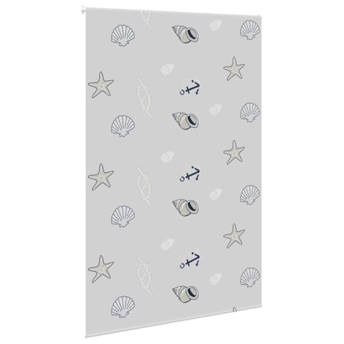 Store enrouleur de douche imperméable avec chaîne réglable