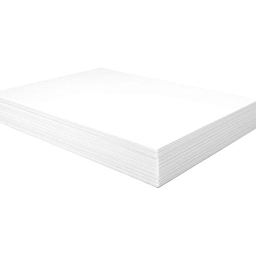 Zewoi Lámina de PVC expandida Hoja de PVC expandido de 10 Piezas Utilizada para Modelado y Modelos de Tipo Bricolaje, etc,10 pcs,200mm × 300mm × 2mm