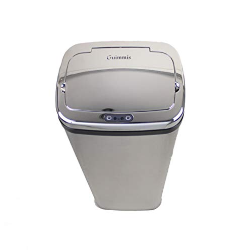 Lixeira Automática Top Clean Inox 50 Litros Guimmis® SD-012A