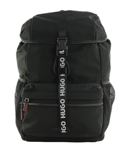 HUGO Stewie Backpack Black sac à dos noir urbain et élégant