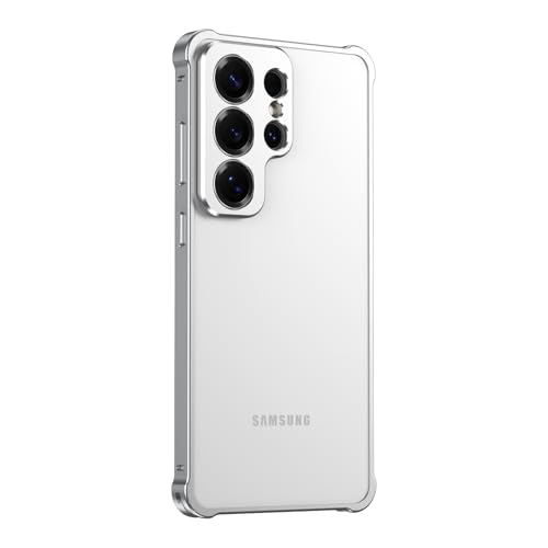 JIAONASHIJIA for Samsung Galaxy Galaxy S26 Ultra Frameless Case Silver - image 1