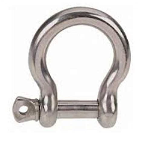 Marine Grade Stainless Steel Bow Shackle 1/2