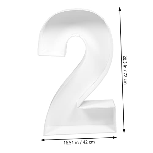 Support à ballons en forme de chiffre Homoyoyo avec kit de table stable