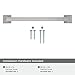Amerock | Cabinet Pull | Satin Nickel | 6-5/16 inch (160 mm) Center to Center | Mulholland | 1 Pack | Drawer Pull | Drawer Handle | Cabinet Hardware