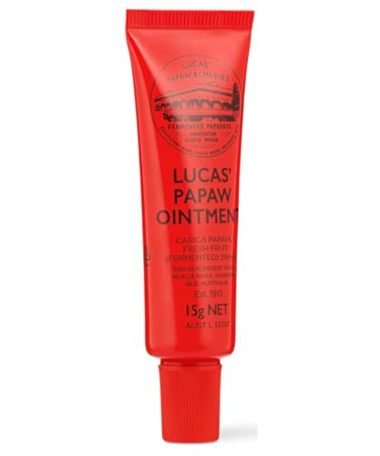 Lucas’ Papaw Ointment – 4 Tubes of 15g Each with Lip Applicator – Multipurpose Skin Relief – Made in Australia - Thumbnail 2