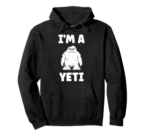 Bestia yeti muñeco Animales humor i'm a yeti Sudadera con Capucha