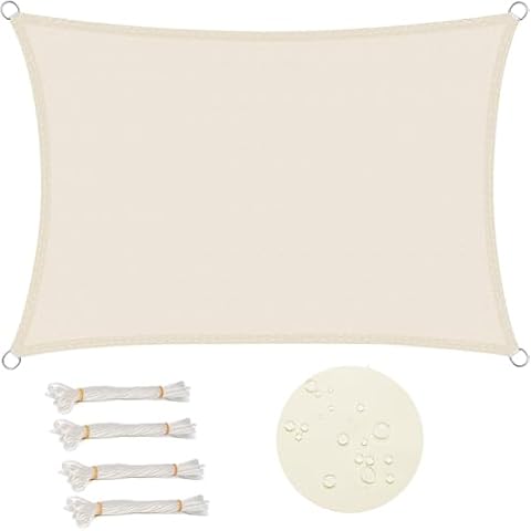 WOLTU Voile d'ombrage 4x6 m Cover