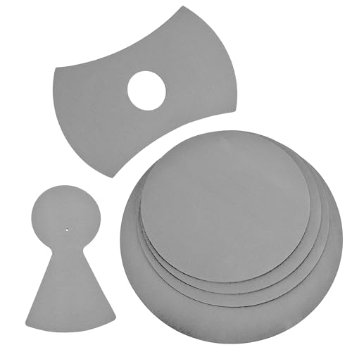 XCEL Drum Mute Pads - 6-Pc Set Gray