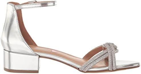 Steve Madden Girls Shoes Girls Londynn Heeled Sandal, Silver, 1 Little Kid | Image 5