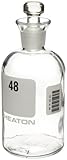 Wheaton 227497-02 BOD Bottle, 300mL, Robotic Stopper, Numbered 25-48, 69mm Diameter x 165mm Height (Case Of 24)