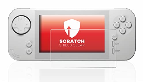 upscreen Scratch Shield Screen Protector compatible with Blaze Evercade EXP - HD-Clear, Anti-Fingerprint