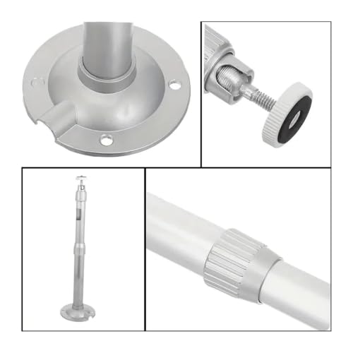 Soporte universal proyector trípode de techo con tornillo 1/4 y brazo extensible pared 60cm 4