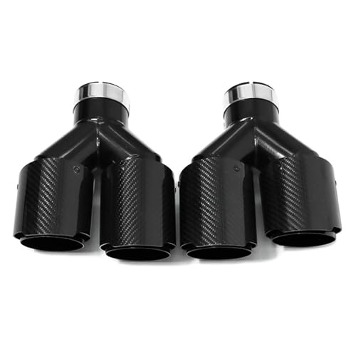 Embout d'échappement universel carbone pour masquer un pot usé 60mm