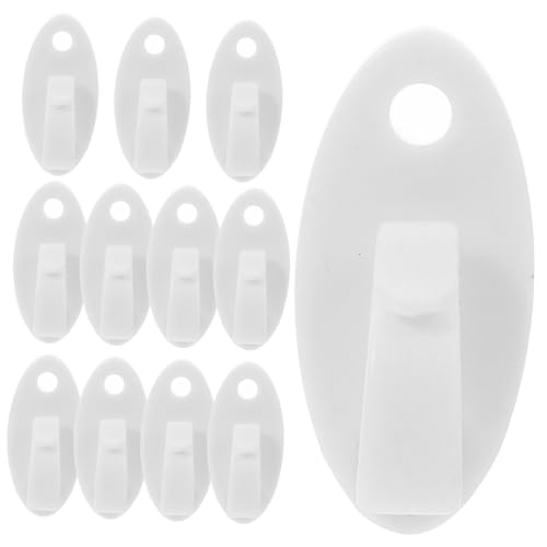 VINTORKY 12pcs Elegant Lighting Hooks Versatile Plastic Clips for Hanging Lights Plant Baskets Stylish Functional Holiday Light Accessories for Home Decor Outdoor Use