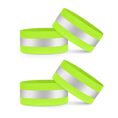 VERY IMPORTANT RUNNER - Brassards Réfléchissants - Bande Réfléchissante Élastique avec Fermeture Réglable 8 cm Et Bande Réfléchissante 2 cm - pour...