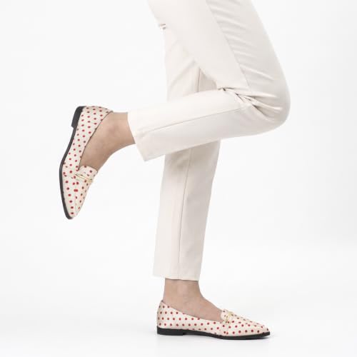 Image of Pointy Toe Penny Loafers for Women Dress Office Work Flats Shoes
